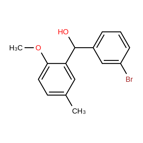 1284386 41 9 3 Bromophenyl 2 Methoxy 5 Methylphenyl Methanol Ambeed