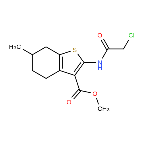 448226 78 6 Methyl 2 2 Chloroacetamido 6 Methyl 4 5 6 7