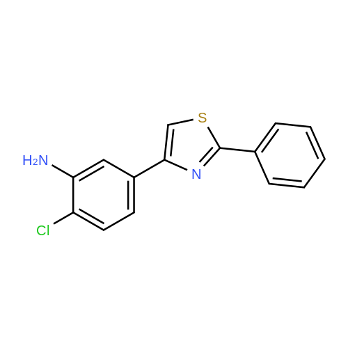 1175837 46 3 2 Chloro 5 2 Phenylthiazol 4 Yl Aniline Ambeed