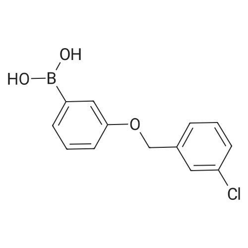 849062 33 5 3 3 Chlorobenzyl Oxy Phenyl Boronic Acid Ambeed