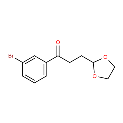 Bromophenyl Dioxolan Yl Propan One Ambeed