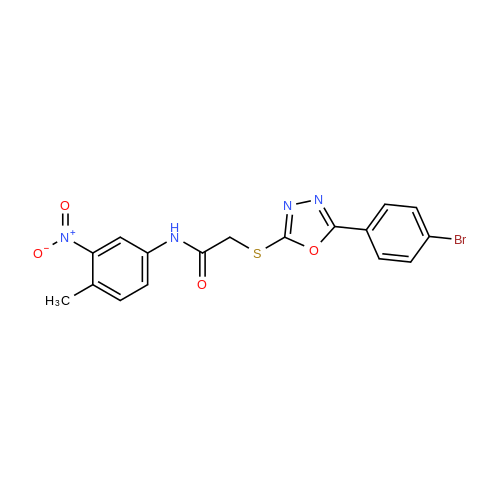 Bromophenyl Oxadiazol Yl Thio N