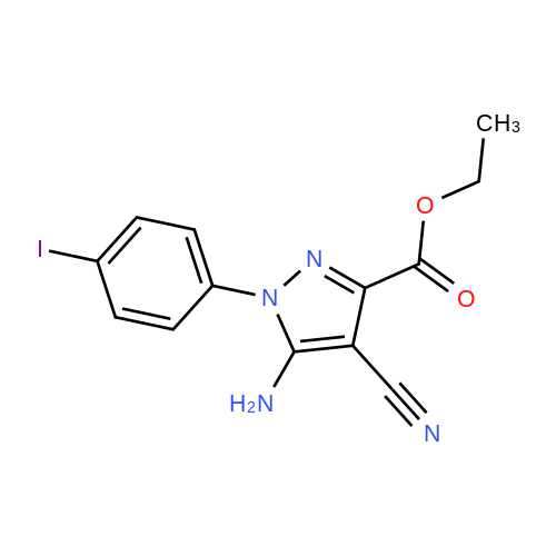 1150164 64 9 Ethyl 5 Amino 4 Cyano 1 4 Iodophenyl Pyrazole 3