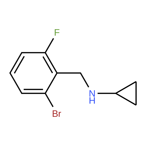 1355247 19 6 N Cyclopropyl 2 Bromo 6 Fluorobenzylamine Ambeed