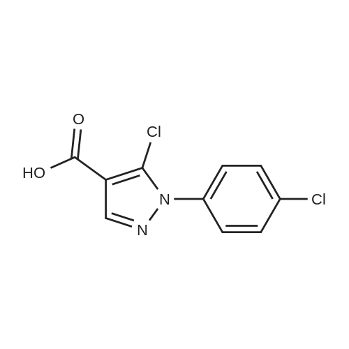 Chloro Chlorophenyl H Pyrazole Carboxylic Acid Ambeed