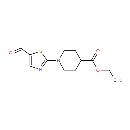 Ethyl Formyl Thiazol Yl Piperidine