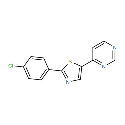 4 2 4 Chlorophenyl 1 3 Thiazol 5 Yl Pyrimidine Ambeed