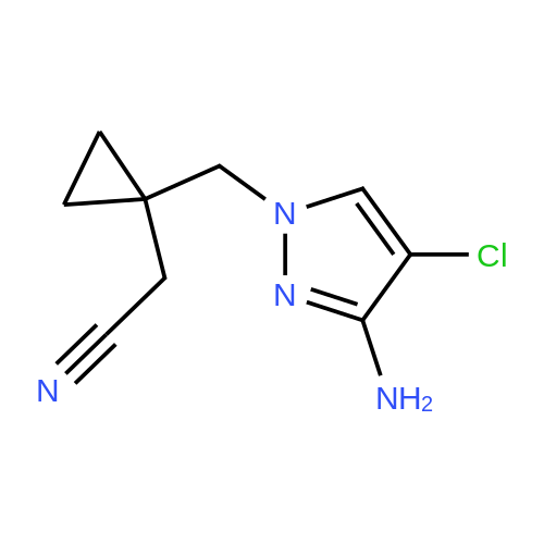 1485567 35 8 2 1 3 Amino 4 Chloro 1h Pyrazol 1 Yl Methyl Cyclopropyl