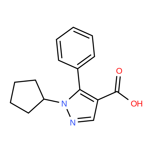 Cyclopentyl Phenyl H Pyrazole Carboxylic Acid Ambeed