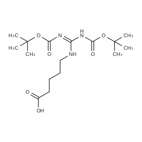5-(2,3-Bis(tert-butoxycarbonyl)guanidino)pentanoic acid