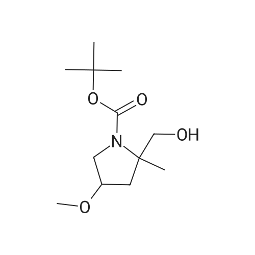 tert-Butyl 2-(hydroxymethyl)-4-methoxy-2-methylpyrrolidine-1-carboxylate