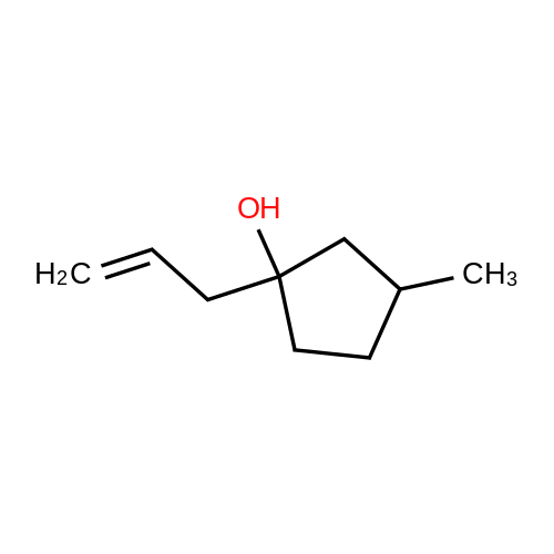 91 4 3 Methyl 1 Prop 2 En 1 Yl Cyclopentan 1 Ol Ambeed