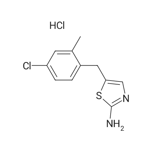 5-(4-Chloro-2-methylbenzyl)thiazol-2-amine hydrochloride