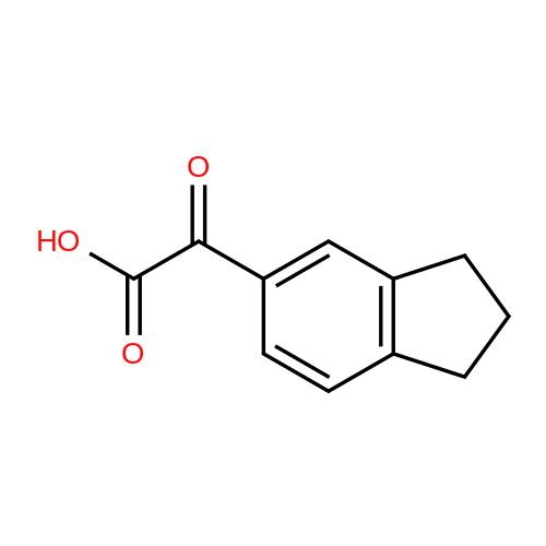 2-(2,3-Dihydro-1H-inden-5-yl)-2-oxoacetic acid