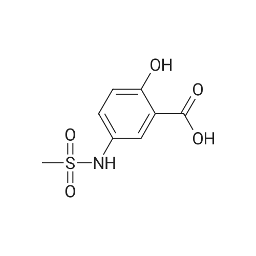2-Hydroxy-5-methanesulfonamidobenzoic acid