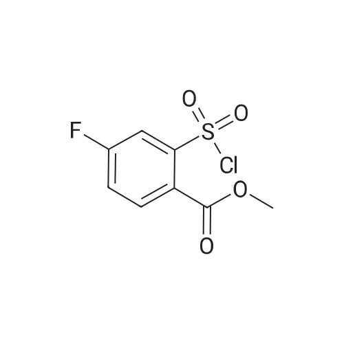 Methyl 2-(chlorosulfonyl)-4-fluorobenzoate