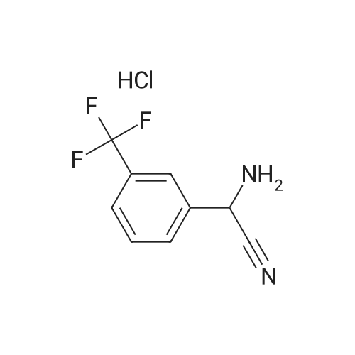 2-Amino-2-(3-(trifluoromethyl)phenyl)acetonitrile hydrochloride