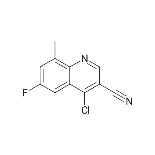 4-Chloro-6-fluoro-8-methylquinoline-3-carbonitrile