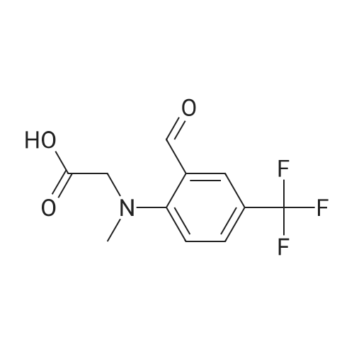 2-{[2-formyl-4-(trifluoromethyl)phenyl](methyl)amino}acetic acid