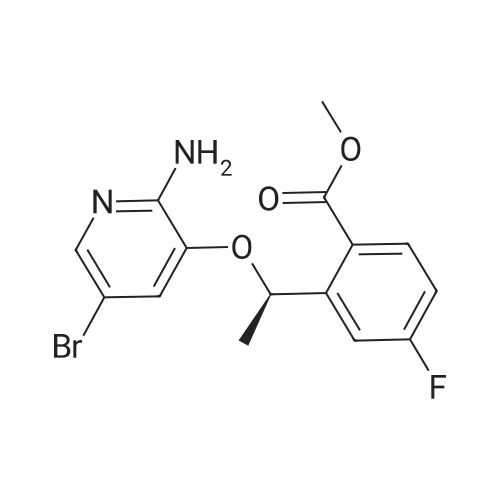 (R)-Methyl 2-(1-((2-amino-5-bromopyridin-3-yl)oxy)ethyl)-4-fluorobenzoate