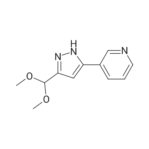 3-(3-(Dimethoxymethyl)-1H-pyrazol-5-yl)pyridine