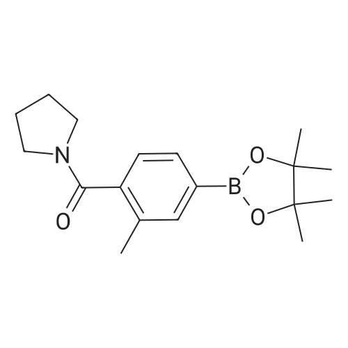 (2-Methyl-4-(4,4,5,5-tetramethyl-1,3,2-dioxaborolan-2-yl)phenyl)(pyrrolidin-1-yl)methanone