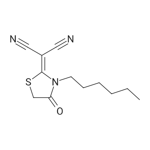 2-(3-Hexyl-4-oxothiazolidin-2-ylidene)malononitrile