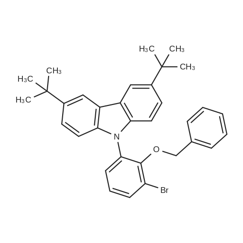 9-(2-(Benzyloxy)-3-bromophenyl)-3,6-di-tert-butyl-9H-carbazole