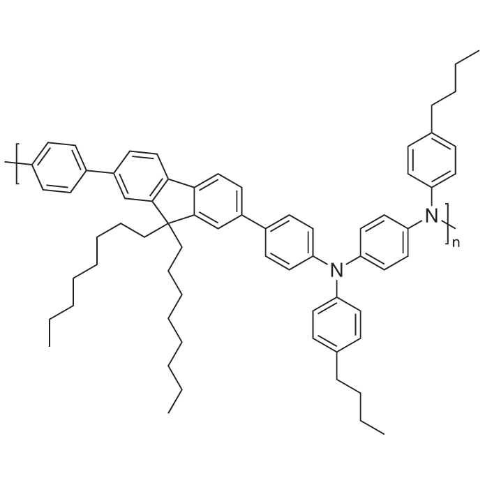 Poly[[(4-butylphenyl)imino]-1,4-phenylene[(4-butylphenyl)imino]-1,4-phenylene(9,9-dioctyl-9H-fluorene-2,7-diyl)-1,4-phenylene]