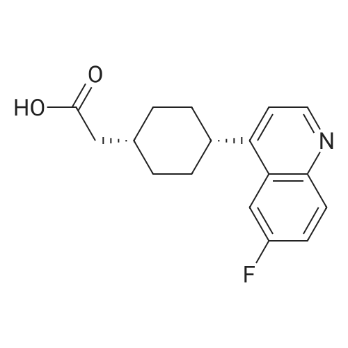 2-(cis-4-(6-Fluoroquinolin-4-yl)cyclohexyl)acetic acid