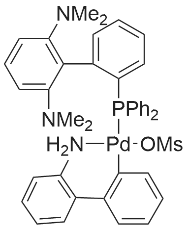 Methanesulfonato[2-diphenylphosphino-2',6'-bis(dimethylamino)-1,1-biphenyl](2'-amino-1,1'-biphenyl-2-yl)palladium(II)