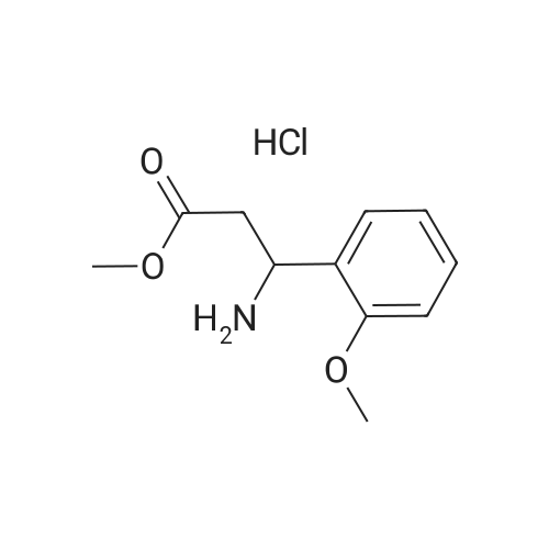 Methyl 3-amino-3-(2-methoxyphenyl)propanoate hydrochloride