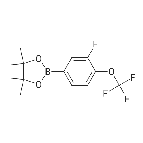 2-(3-Fluoro-4-(trifluoromethoxy)phenyl)-4,4,5,5-tetramethyl-1,3,2-dioxaborolane