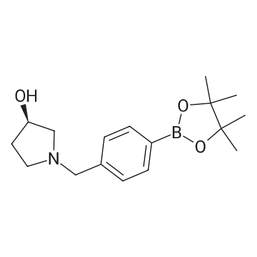 (R)-1-(4-(4,4,5,5-Tetramethyl-1,3,2-dioxaborolan-2-yl)benzyl)pyrrolidin-3-ol