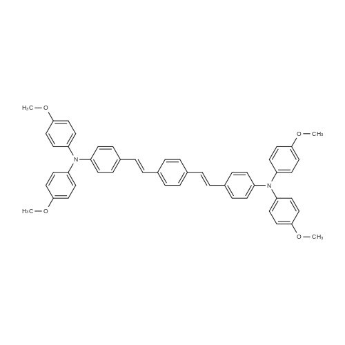 4,4'-((1E,1'E)-1,4-Phenylenebis(ethene-2,1-diyl))bis(N,N-bis(4-methoxyphenyl)aniline)