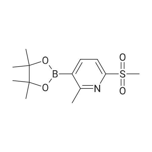 2-Methyl-6-(methylsulfonyl)-3-(4,4,5,5-tetramethyl-1,3,2-dioxaborolan-2-yl)pyridine