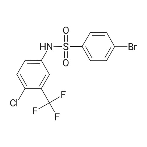 4-Bromo-N-(4-chloro-3-(trifluoromethyl)phenyl)benzenesulfonamide
