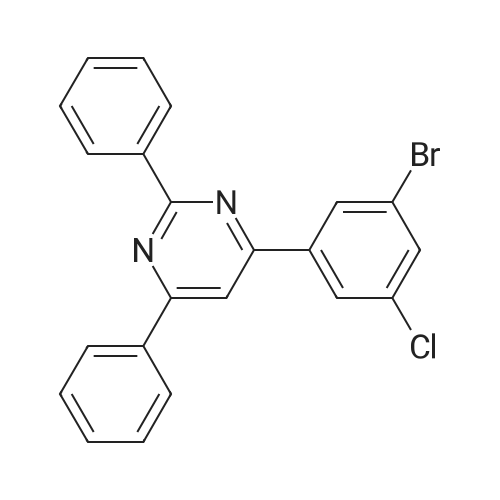 4-(3-Bromo-5-chlorophenyl)-2,6-diphenylpyrimidine