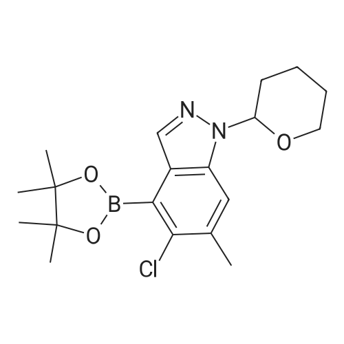 5-Chloro-6-methyl-1-(tetrahydro-2H-pyran-2-yl)-4-(4,4,5,5-tetramethyl-1,3,2-dioxaborolan-2-yl)-1H-indazole