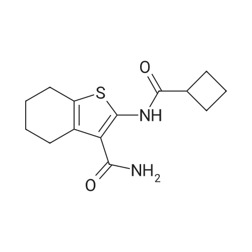 2-(Cyclobutanecarboxamido)-4,5,6,7-tetrahydrobenzo[b]thiophene-3-carboxamide