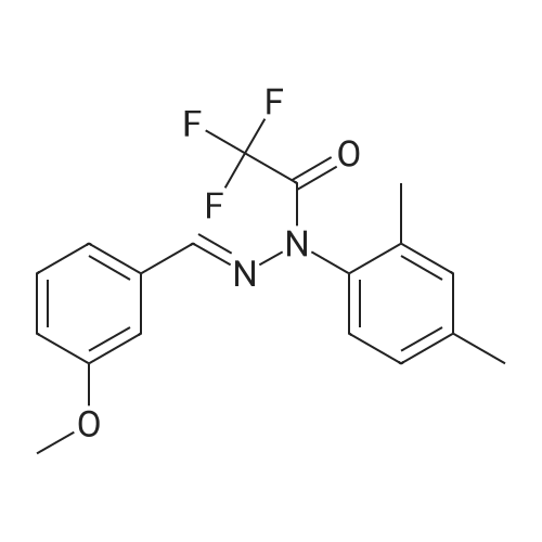 N-(2,4-Dimethylphenyl)-2,2,2-trifluoro-N'-(3-methoxybenzylidene)acetohydrazide