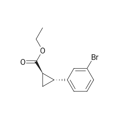rel-Ethyl (1R,2R)-2-(3-bromophenyl)cyclopropane-1-carboxylate