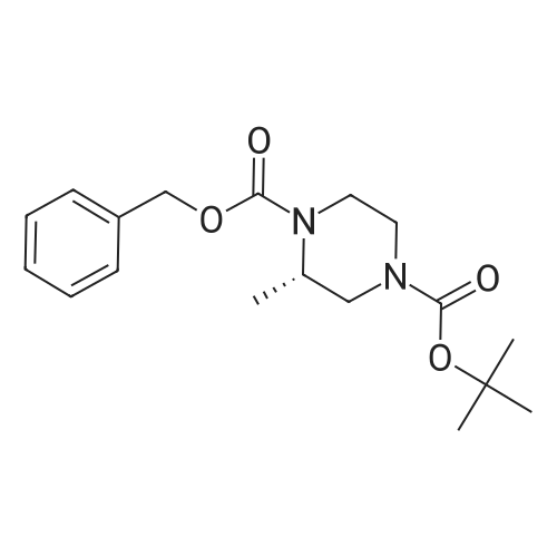 1-Benzyl 4-(tert-butyl) (S)-2-methylpiperazine-1,4-dicarboxylate