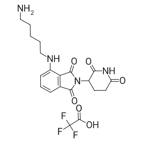 4-((5-Aminopentyl)amino)-2-(2,6-dioxopiperidin-3-yl)isoindoline-1,3-dione 2,2,2-trifluoroacetate