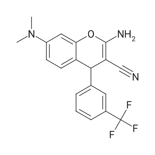 2-Amino-7-(dimethylamino)-4-(3-(trifluoromethyl)phenyl)-4H-chromene-3-carbonitrile