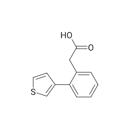 2-(2-(Thiophen-3-yl)phenyl)acetic acid