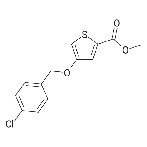 Methyl 4-((4-chlorobenzyl)oxy)thiophene-2-carboxylate