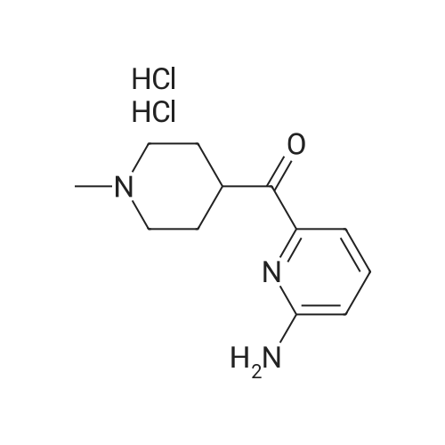 (6-Aminopyridin-2-yl)(1-methylpiperidin-4-yl)methanone dihydrochloride
