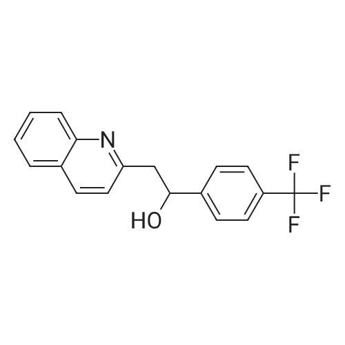 2-(Quinolin-2-yl)-1-(4-(trifluoromethyl)phenyl)ethanol