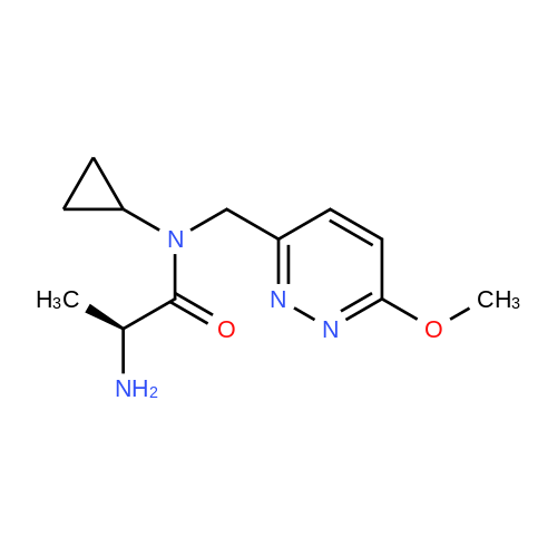 (S)-2-Amino-N-cyclopropyl-N-((6-methoxypyridazin-3-yl)methyl)propanamide
